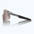 Ochelari de soare 100% Aerocraft gloss black chrome/hiper silver mirror 2