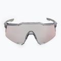 Ochelari de soare 100% Speedcraft polished translucent grey/rose gold mirror photochrom 6