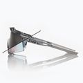 Ochelari de soare 100% Speedcraft polished translucent grey/rose gold mirror photochrom 3