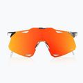 Ochelari de soare 100% Hypercraft black chrome/hiper red mirror 2