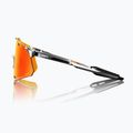 Ochelari de soare 100% Hypercraft black chrome/hiper red mirror 3