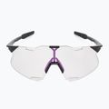 Ochelari de soare 100% Hypercraft gloss black/photochromic purple mirror 3