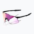 Ochelari de soare 100% Hypercraft gloss black/photochromic purple mirror 6