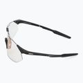 Ochelari de soare 100% Hypercraft SQ gloss black/photochromic purple mirror 4