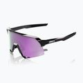 Ochelari de soare 100% S3 polished black/hiper polarized lavender mirror