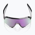 Ochelari de soare 100% S3 polished black/hiper polarized lavender mirror 4