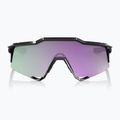 Ochelari de soare 100% Speedcraft polished black/hiper polarized lavender mirror 2