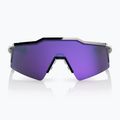 Ochelari de soare 100% Speedcraft SL polished black/hiper polarized lavender mirror 2