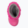 Ghete pentru copii Crocs Winter Puff Kids electric pink/light grey 5