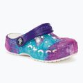 Papuci pentru copii  Crocs Baya Graphic Clog white/multi 2