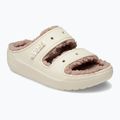 Papuci Crocs Classic Cozzzy Sandal bone/mushroom 8