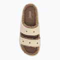 Papuci Crocs Classic Cozzzy Sandal bone/mushroom 5