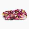 Crocs Classic Lined Marbled Clog roz electric/multi flip-flops pentru copii 6
