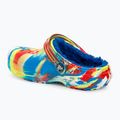 Șlapi pentru copii Crocs Classic Lined Marbled Clog sulphur/multi pentru copii 4