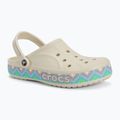Papuci Crocs Bayaband Chevron Band Clog stucco/multi