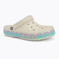 Papuci Crocs Bayaband Chevron Band Clog stucco/multi 2