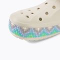 Papuci Crocs Bayaband Chevron Band Clog stucco/multi 8