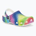 Șlapi de copii Crocs Classic Spray Dye alb/multi pentru copii 2
