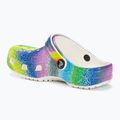 Șlapi de copii Crocs Classic Spray Dye alb/multi pentru copii 4