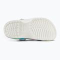 Șlapi de copii Crocs Classic Spray Dye alb/multi pentru copii 5