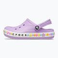 Papuci pentru copii Crocs Bayaband Charm Band Clogs orchid 11