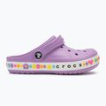 Papuci pentru copii Crocs Bayaband Charm Band Clogs orchid 3