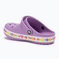 Papuci pentru copii Crocs Bayaband Charm Band Clogs orchid 4