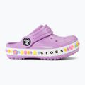 Papuci pentru copii Crocs Bayaband Charm Band Clog Toddler orchid 3