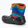 Cizme de zăpadă pentru copii Crocs Classic Lined Spray Dye Boot Kids black/multi 3