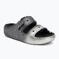 Papuci Crocs Classic Cozzzy Glitter Sandal black/silver