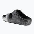Papuci Crocs Classic Cozzzy Glitter Sandal black/silver 3