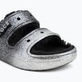 Papuci Crocs Classic Cozzzy Glitter Sandal black/silver 7