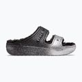 Papuci Crocs Classic Cozzzy Glitter Sandal black/silver 2