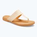 Papuci pentru femei Crocs Tulum Flip vanilla 8