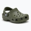 Papuci pentru copii Crocs Classic Clog Toddler army green 2