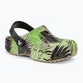 Papuci pentru junior Crocs Baya Seasonal Printed Clog cobblestone/tropical