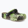 Papuci pentru junior Crocs Baya Seasonal Printed Clog cobblestone/tropical 2