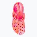 Șlapi de femei Crocs Classic Platform Marbled guava/multi pentru femei 6