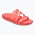 Papuci pentru femei Crocs Splash Glossy Strappy neon watermelon 8