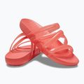 Papuci pentru femei Crocs Splash Glossy Strappy neon watermelon 13