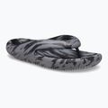 Șlapi de plajă Crocs Mellow Marbled Recovery negru/galbenuș 8