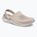 Papuci pentru femei Crocs LiteRide 360 Clog pink clay/white