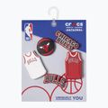 Insigne Crocs Jibbitz™ NBA Chicago Bulls 5 buc. 4