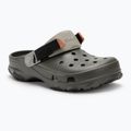 Papuci Crocs All Terrain dusty olive/multicolor