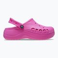 Papuci Crocs Baya Platform Clog electric pink