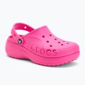 Papuci Crocs Baya Platform Clog electric pink 2