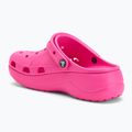 Papuci Crocs Baya Platform Clog electric pink 4
