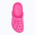 Papuci Crocs Baya Platform Clog electric pink 6