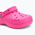 Papuci Crocs Baya Platform Clog electric pink 8