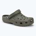 Papuci Crocs Classic Crocskin dusty olive